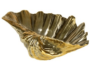 Sublime Gold Decorative Conch Shell Accessories 