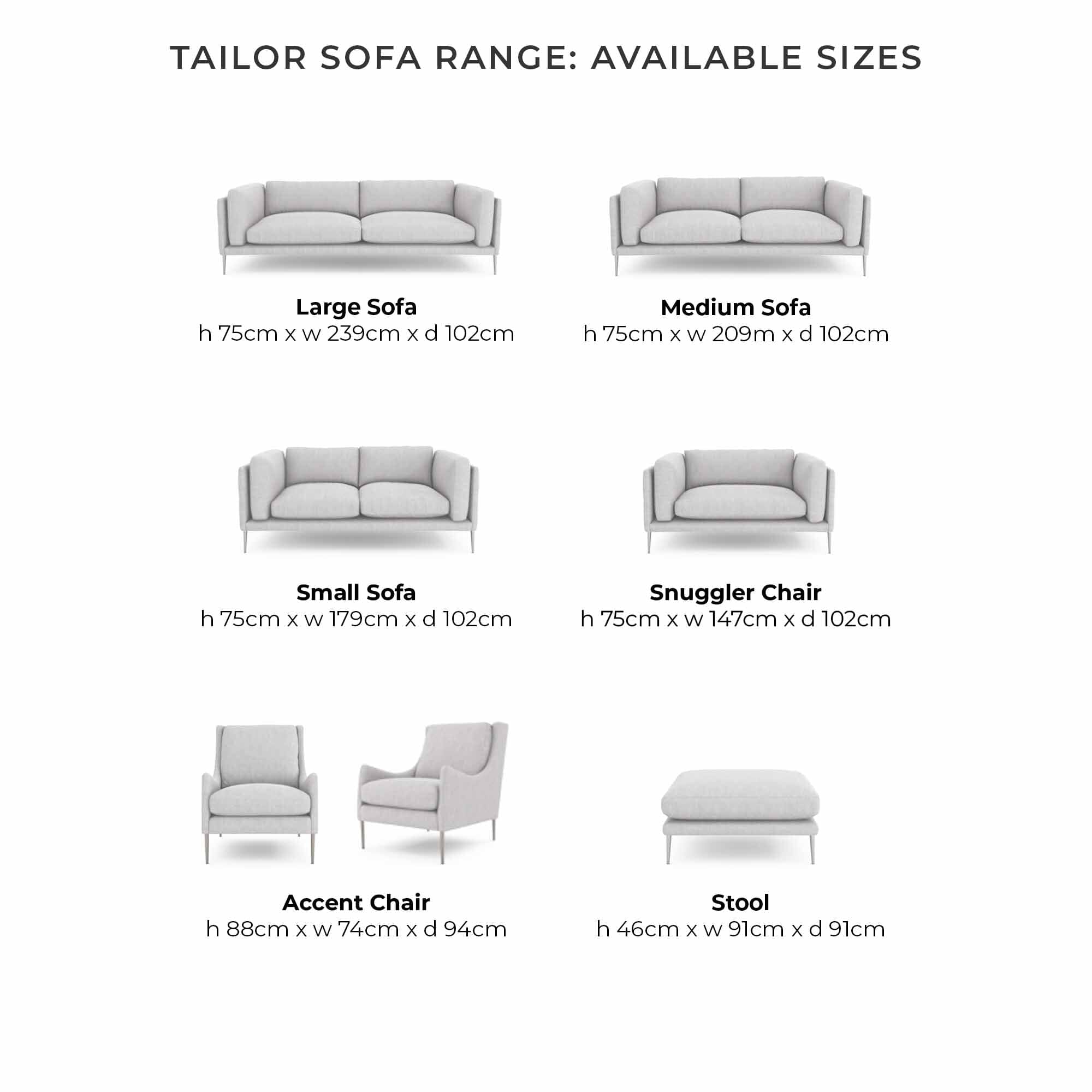 Tailor Silver Velvet Sofa Range With