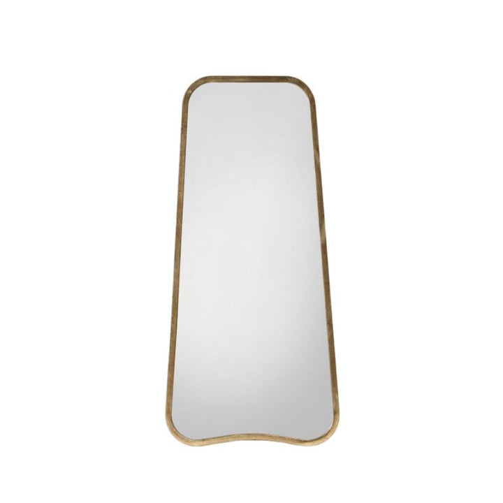 Tesora Gold Curved Leaner Mirror - 123cm Mirror 