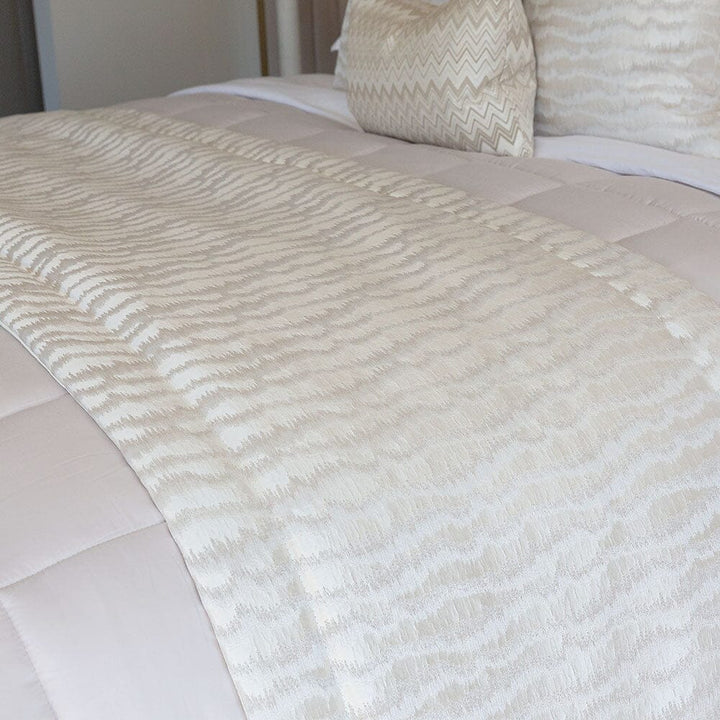 Torrent Sandstone Luxury Bed Runner Bedding 
