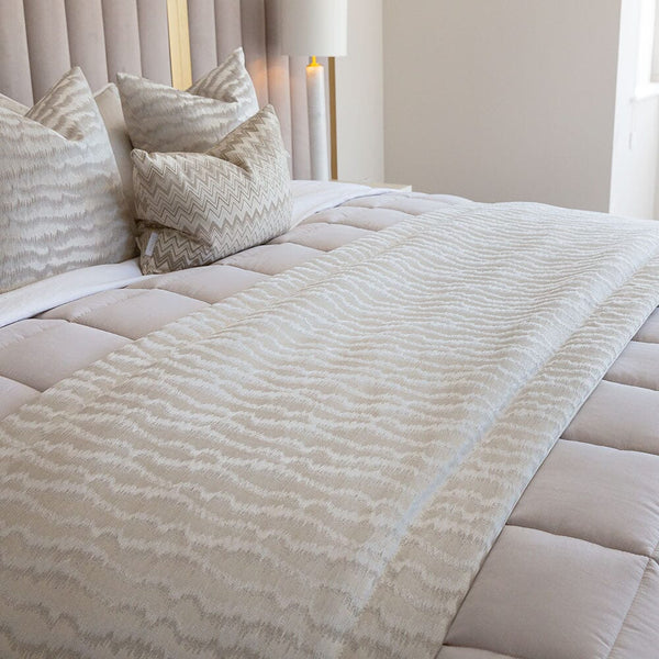 Torrent Sandstone Luxury Bed Runner Bedding 
