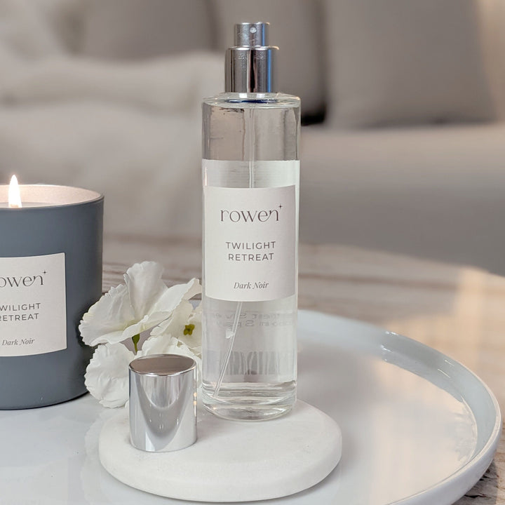 Twilight Retreat Silver Scented Room Spray - Dark Noir Fragrance 