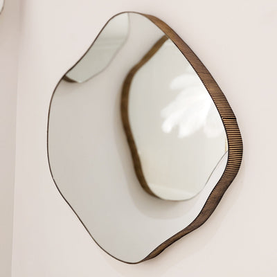 Valore Medium Bronze Abstract Wall Mirror Mirror 