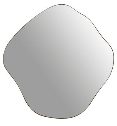 Valore Medium Champagne Abstract Wall Mirror Mirror 