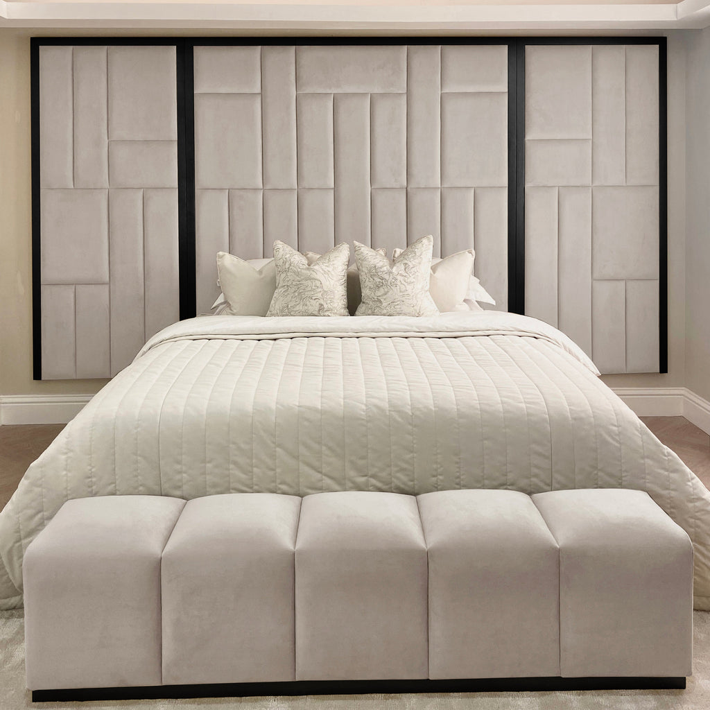 Venus Smoke Premium Upholstered Bench