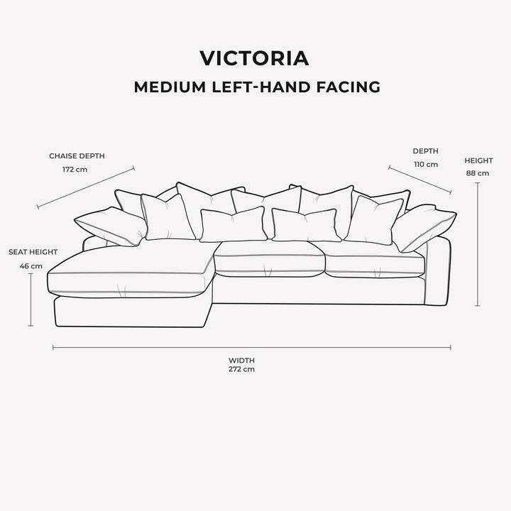 Victoria Silver Pillow Back Sofa Range MTO Sofa 