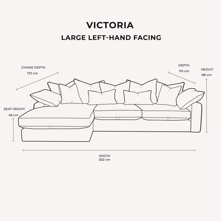 Victoria Silver Pillow Back Sofa Range MTO Sofa 