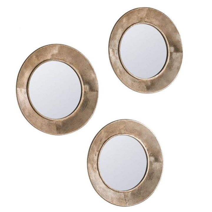 Vienna Gold Wall Mirrors - Set of 3 Mirror 
