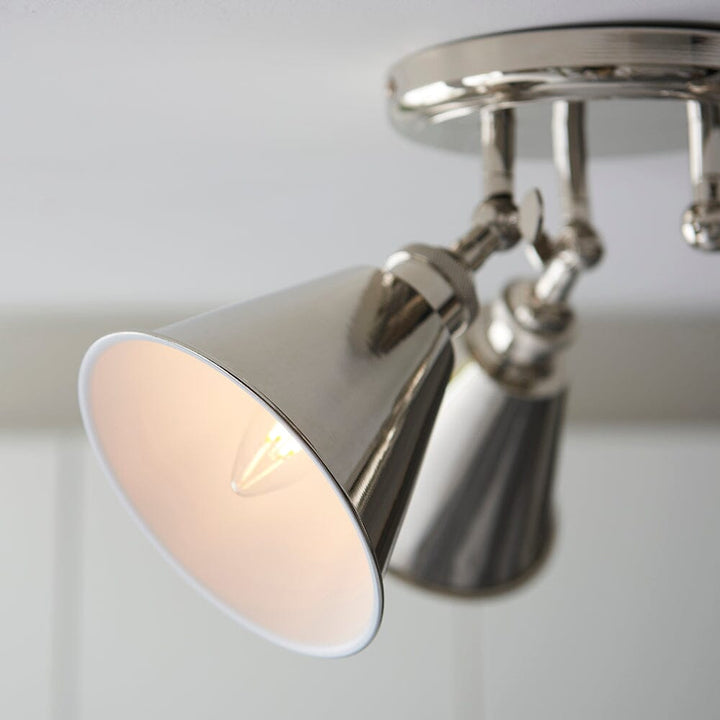 Westbury Nickel 3 Light Spotlight Ceiling Light Lighting 