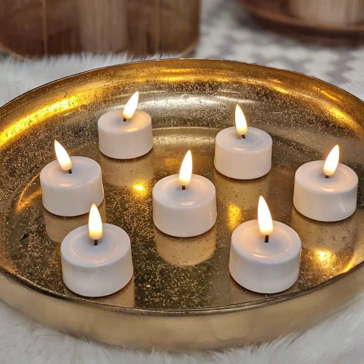 White Realistic LED Tealight - 2 Pack 