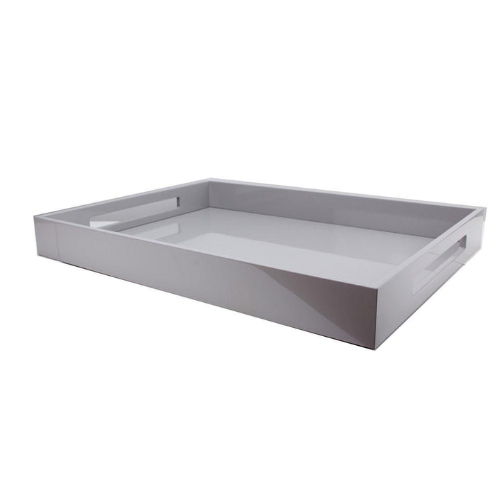 Windsor Premium Grey Large Ottoman Lacquered Tray Accessories 