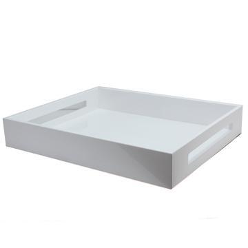 Windsor Premium White Medium Lacquered Serving Tray Accessories 